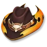 Blazing Cowboy Hat